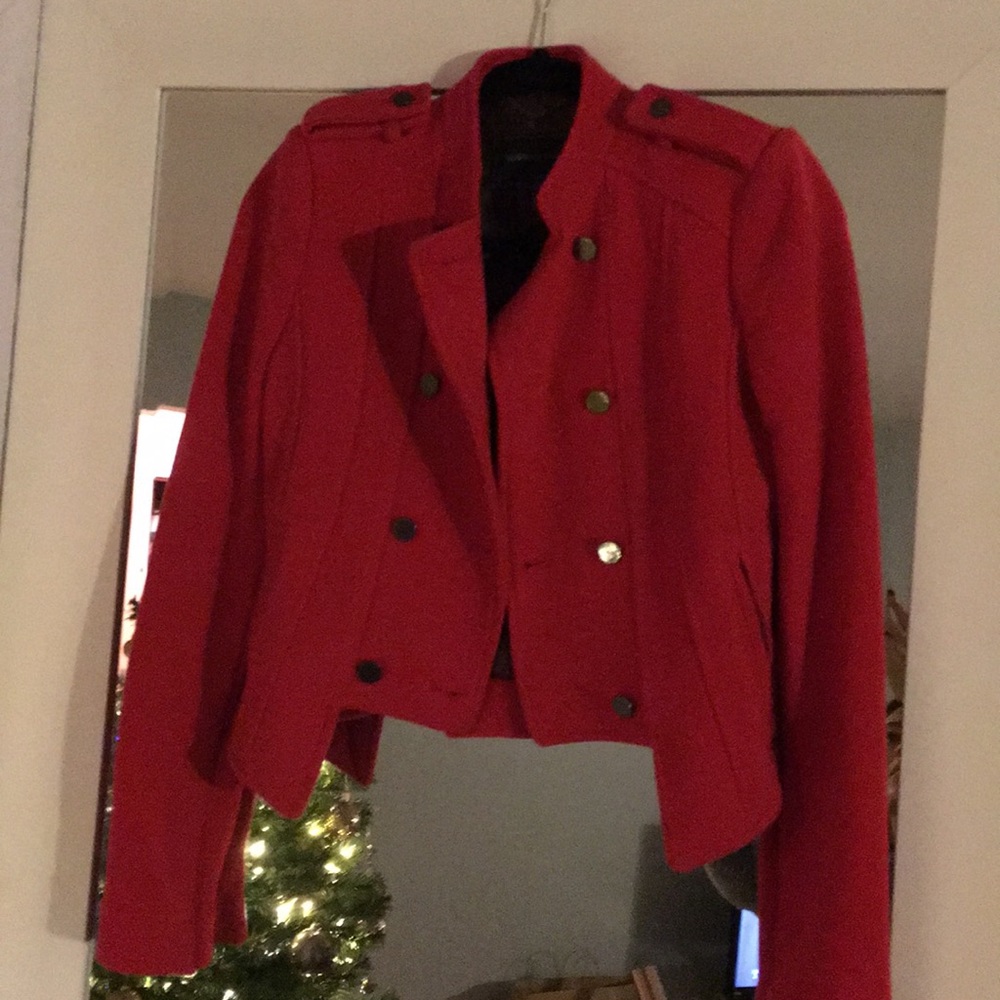 BCBG Red Jacket